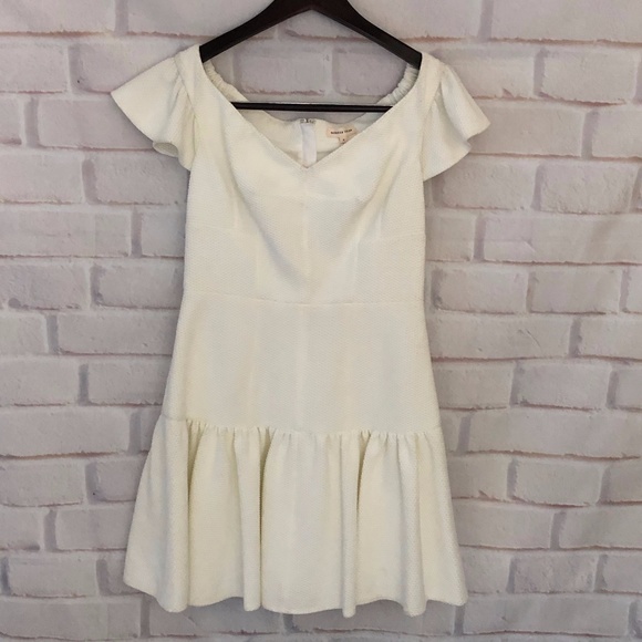 Rebecca Taylor Textured Dress. NWT.  Ivory Size 8 - Picture 2 of 13